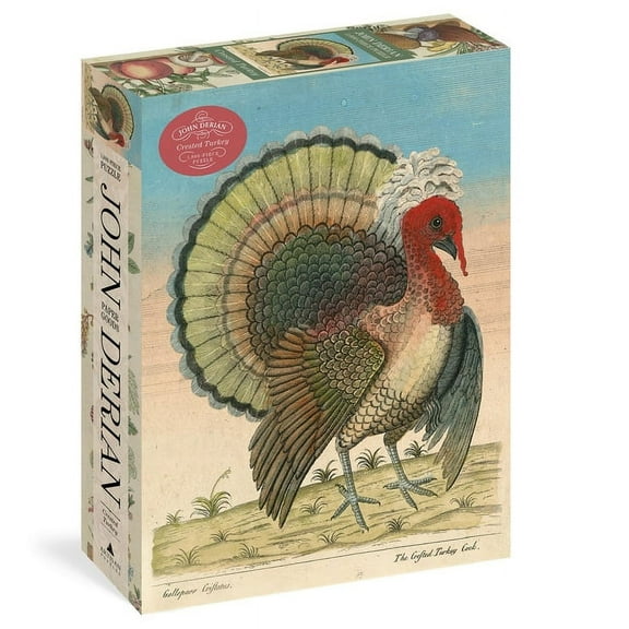 John Derian Paper Goods: John Derian Paper Goods: Crested Turkey 1,000-Piece Puzzle (Jigsaw)