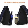 thumbnail image 5 of Mosiso Mini Sling Backpack,Small Outdoor Casual Crossbody Chest Bag Multipurpose Hiking Cycling Camping Travel Sport Bag, Navy Blue, 5 of 6