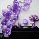 thumbnail image 3 of Balloon Arch Kit, globos de confeti de látex para fiestas, color morado, 135 unidades, 3 of 4