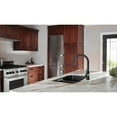 thumbnail image 2 of Delta Faucets Trinsic 1 Poignée Robinet d'Évier de Cuisine, Noir Mat / 9159-BL-DST, 2 of 5