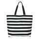 thumbnail image 1 of Balery Black And White Stripes Bolsa Tote Estilo Estético con Cremalleras, Bolsa de Hombro, Bolsa de Compras Grande y Plegable, 1 of 8