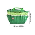 thumbnail image 3 of Multi Pocket Garden Tool Tote Bag, Gardening Tool Storage and Organizer Carryall, Large Capacity Waterproof Tool Bag for Shears and Gloves, Accessories Not Included Portable Helper, 3 of 6