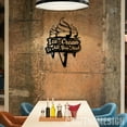 thumbnail image 3 of Craftnamesign Ice Cream Shop Metal Wall Art, Ice Cream Lovers Home Decor, Ice Cream Sign, 3 of 5