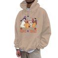 thumbnail image 1 of LUOGENLI Mens Hoodies Blanket Men's Halloween Hoodie Chicken Print Casual Pullover Sweatshirt Loose Fit Warm Lined Comfortable Streetwear for Autumn Winter Mens Hoodies Pullover Camo Khaki Size XXL, 1 of 4