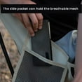 thumbnail image 2 of Silla Plegable para Acampar Al Aire Libre, Picnic, Senderismo, Viaje, Mochila, Playa, Luna, Pesca, Silla Portátil, Color Cremoso, 2 of 10