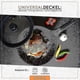 thumbnail image 4 of Universal Glass Lid With Silicone Edge For 28-32 Cm Pans, 4 of 5