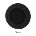 thumbnail image 4 of Maoww 1 Paire de Coussinets d'Écouteurs Ronds pour Casque de Jeu Protection Auditive Coussinets en Éponge Respirants 50mm, 4 of 7