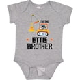 thumbnail image 3 of Inktastic Little Brother Construction Truck Boys Boys Baby Bodysuit, 3 of 5