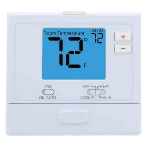 T721 Digital Non-Programmable, Multi-Stage Thermostat w/Heat Pump (2H/1C)