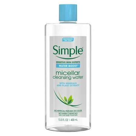 Simple Micellar Cleansing Water, Water Boost, 400 ml (13.5 oz)