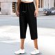 thumbnail image 2 of Pantalones rectos de secado rápido Summer Ice Sensation de 7 pulgadas para mujer: pantalones ligeros y casuales con cintura elástica, 2 of 8