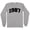 Gray, variant on 1987 College Style Long Sleeve Shirt Unisex Large White