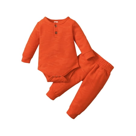 

Qiylii Baby Clothes Set Camouflage Printed Long Sleeve Romper + Pants