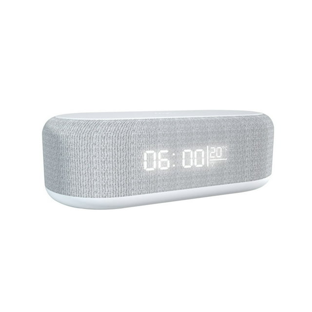Rbaofujie Desktop Clock Alarm Clock Mobile Phone Wireless Charging Night Lamp Table Lamp Thermometers 4-in-1 Wireless Charger