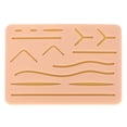 thumbnail image 1 of Almohadilla de práctica de sutura, modelo de piel de entrenamiento médico, modelo de sutura médica de silicona, modelo de entrenamiento de sutura médica, durabilidad mejorada, 1 of 8