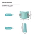 thumbnail image 2 of Bañera portátil plegable para remojar los pies, lavabo para baño de pies, cubo plegable multifuncional para lavar, cuenco para pedicura y acampada al aire libre, 2 of 5