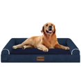 thumbnail image 1 of Cama ortopédica para perros NANUYA, lavable e impermeable, XL, azul marino, 1 of 9