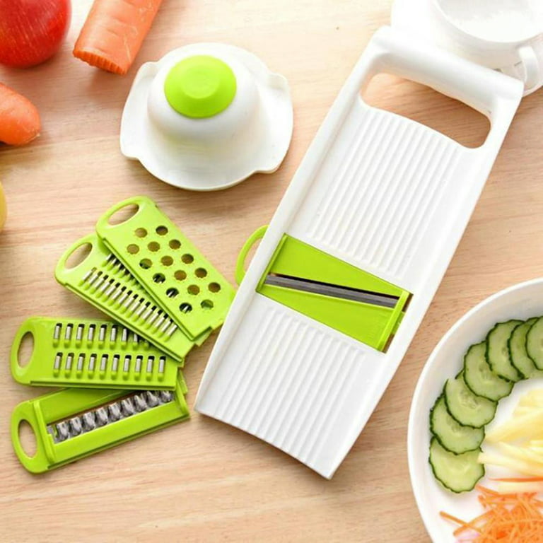 Tohuu Vegetable Mandoline Slicer 6 In 1 Food Slicer With Container Veggie  Chopper Vegetable Cutter Slicer Durable Lightweight Slicer For Vegetables  Cheese & Potato charitable 