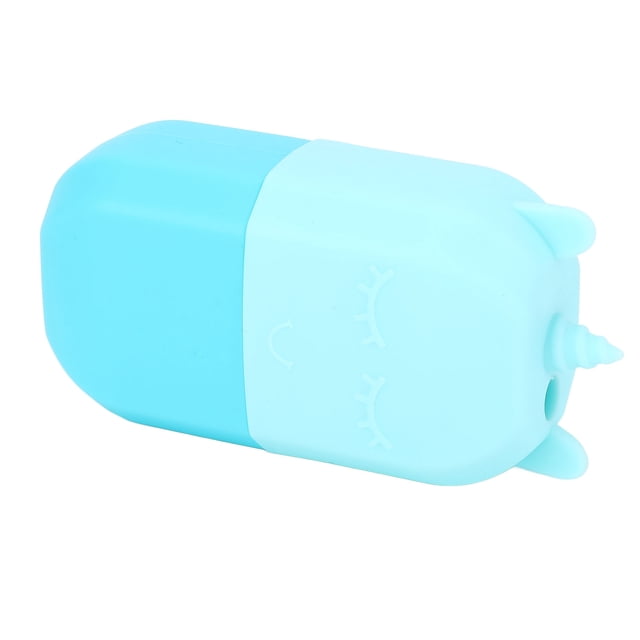 Ice Facial Cube, Safe Cooling Tool Reusable Silicone Ice Roller No Water Leakage for Daily and Travel Blue
