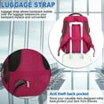 thumbnail image 5 of 18" Personal Item Laptop Under Ueat Backpack for American, Spirit, Frontier (Purple), 5 of 6