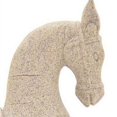 thumbnail image 6 of Benjara Ruhe 18 Inch Horse Figurine Statuette, Lifelike, Standing Pose, White Resin, 6 of 6