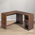 thumbnail image 2 of Escritorio de Computadora FurnitureR Escritorio en L Marron, 2 of 5