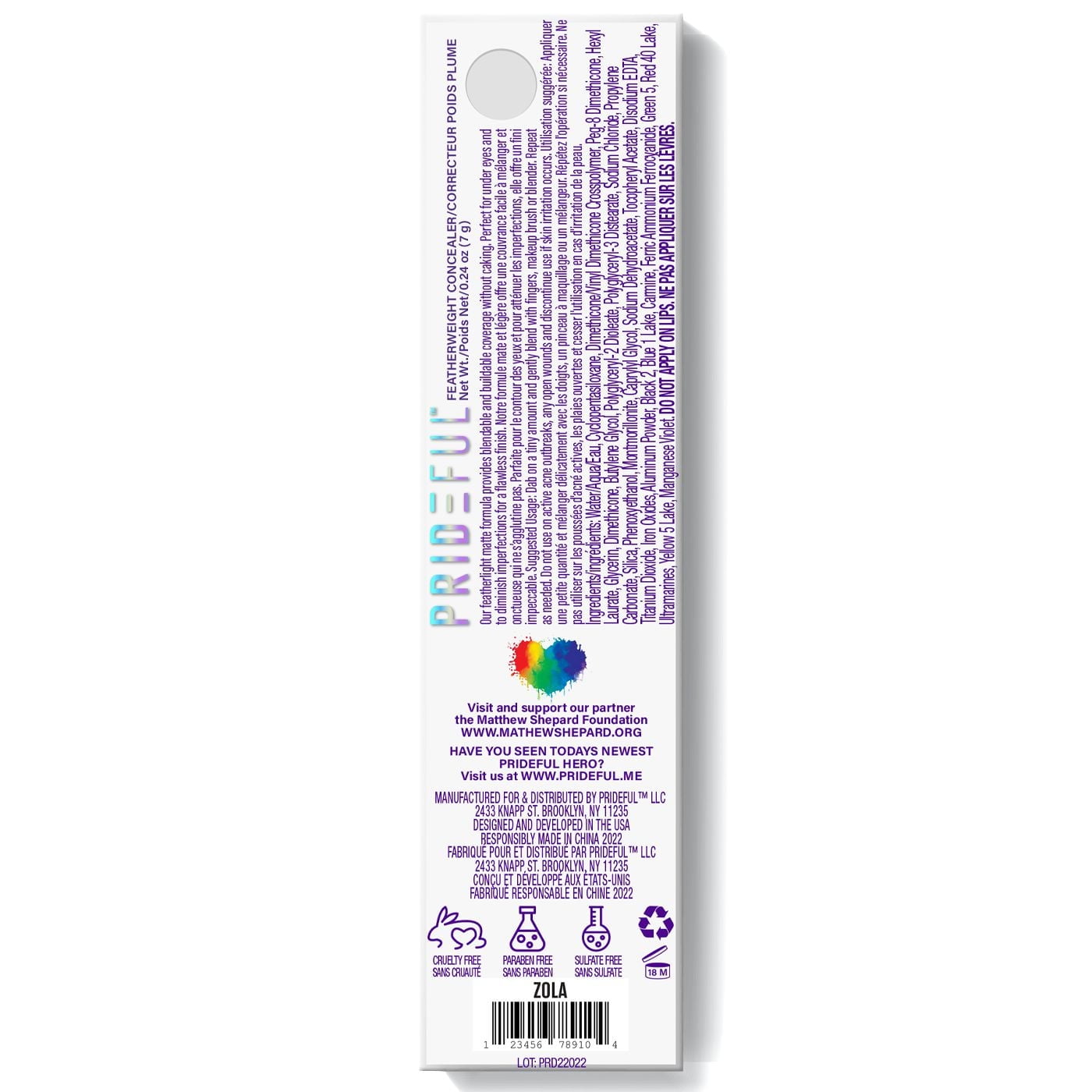 Cache-cernes poids plume Prideful Undercover