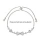 thumbnail image 3 of sweethay Zircon deslizador ajustable pulseras de cadena resistente clásico pulido a prueba de decoloración joyería de moda mujeres hogar Ropa, zapatos y accesorios Miscelánea, 3 of 6