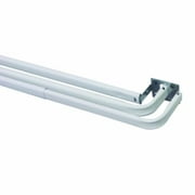 Kenney Triple Curtain Rod, 28 to 48-Inch, White