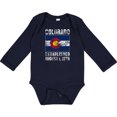 thumbnail image 3 of Inktastic Established August 1, 1876 Colorado Flag Boys or Girls Long Sleeve Baby Bodysuit, 3 of 5