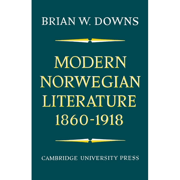 Modern Norwegian Literature 1860-1918, (Paperback)
