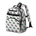 thumbnail image 1 of Tractor and Loaders Gray Pattern Cute School Backpack Bag for School with Padded Back and Adjustable Shoulder Straps 15.25"x11.5"x5.25", 1 of 4