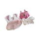 thumbnail image 4 of Ropa para muñecas de peluche de 20 cm, conjunto para muñecas, top y tirantes para muñecas. 3 piezas rosa, 4 of 9
