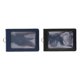 thumbnail image 1 of 2 X PU Leather Vertical ID Badge Holders for Double Cards. Fernando Titular de la tarjeta de identificación, 1 of 7