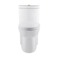 thumbnail image 2 of Sublime One Piece Elongated Toilet Dual Flush, Brushed Gold Hardware 1.1/1.6 gpf, 2 of 7