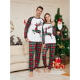thumbnail image 3 of 2024 Christmas Matching Family Pajamas New Year Elk Plaid Printed Pj's Set Baby Jumpsuit Xmas Pyjamas, 3 of 4