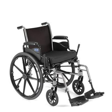18 x 16 in. Tracer SX5 Wheelchair with Flip-Back Desk Length Arms - Silver Vein