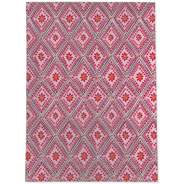 Malakai Pink Area Rug by Kavka Designs