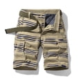 thumbnail image 2 of IROINNID Reduced Cargo Shorts for Men Plus Size Cargo Shorts Multi-Pockets Relaxed Summer Beach Shorts Pants,Khaki, 2 of 9