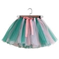 thumbnail image 4 of Zshosam Birthday Tutu for Girls Baby Girls Soft Tutu Skirt with Diaper Cover,1st Birthday Party Tutu Skirt Size 6T 8T,(Green 6-8 Years), 4 of 4