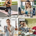 thumbnail image 5 of Colorful Hawaii Theme 40oz Tumbler with Handle, Stainless Mug Flip Straw Lid Vacuum Insulated Cup for Trips, 5 of 5