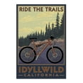 thumbnail image 2 of Idyllwild, California, Mountain Bike Scene, Ride the Trails (19x27 inches, Premium 500 Piece Jigsaw Puzzle for Adults and Family, Made in USA), 2 of 4