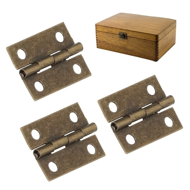 Metal box sale hinges