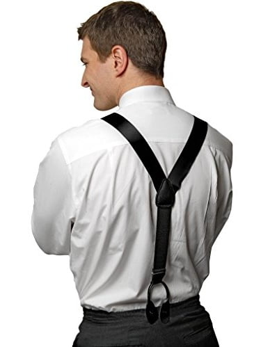 Accessoires Riemen & bretels Bretels Many Colors and Designs Perfect for Tuxedo Hold'Em 100% Silk Suspenders Men Y Back Fancy Solid Button End Dress Suspender 