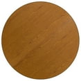 thumbnail image 3 of Flash Furniture Wren 60'' Round Oak Thermal Laminate Activity Table - Standard Height Adjustable Legs, 3 of 3