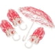 thumbnail image 1 of 4pcs mini paraguas resistentes al desgaste adorable para paraguas de muñeca para sombrillas para paraguas de escritorio, 1 of 5