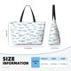 thumbnail image 4 of Fotbe Cute Shark Bolsa de Viaje para Playa - Resistente al Agua, Bolsa Tote de Gran Capacidad y Ligera con 7 Bolsillos para Mujeres y Hombres, 4 of 7