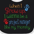 thumbnail image 4 of Inktastic Project Manager Like Mommy Boys or Girls Baby Bib, 4 of 4