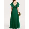 thumbnail image 5 of Sherrylily Kids Girl Bridesmaid Dresses Chiffon Flower Long Party Pageant Gowns Dress, 5 of 5
