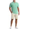 thumbnail image 2 of CAMISAS POLO PARA HOMBRE INSPIRE CHIC DE MANGA CORTA LIGERAS, AJUSTE REGULAR, CASUAL, DE NEGOCIOS, CAMISA DE GOLF SÓLIDA XL VERDE, 2 of 6